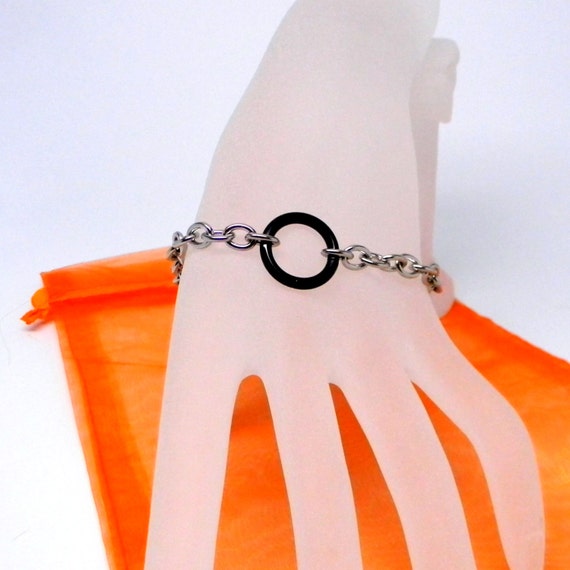 O Locking Slave Bracelet Stainless Steel by MockingbirdLaneWire