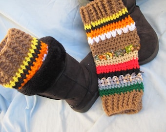 OOAK Legwarmers, Boot Cuffs, Boot Toppers, Crochet Legwarmers, Crochet Boot Cuffs, Women Legwarmers, Winter Warmers