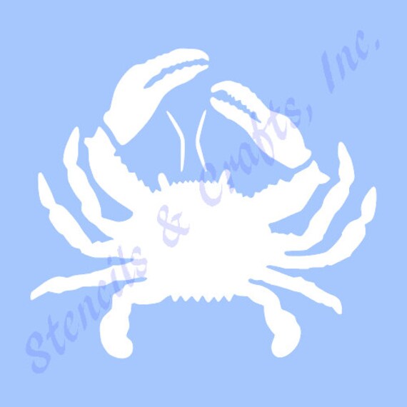 CRAB STENCIL TEMPLATE ocean mollusk stencils pattern