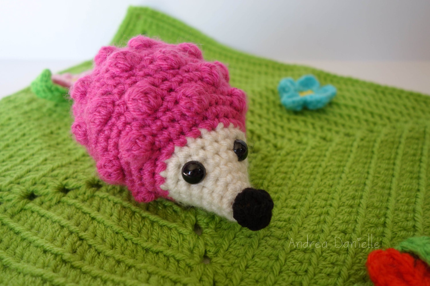 colorful hedgehog blanket crochet pattern ...