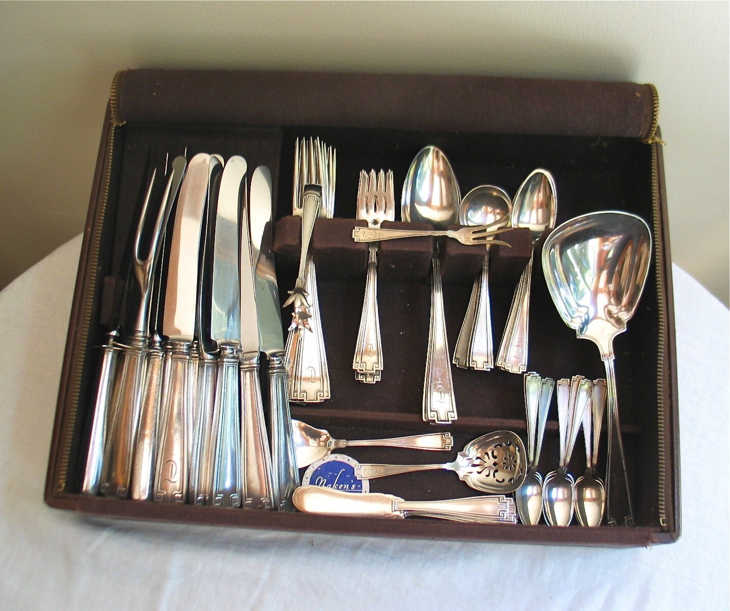 Vintage Gorham Sterling Silver Flatware 80 Piece Set with Box