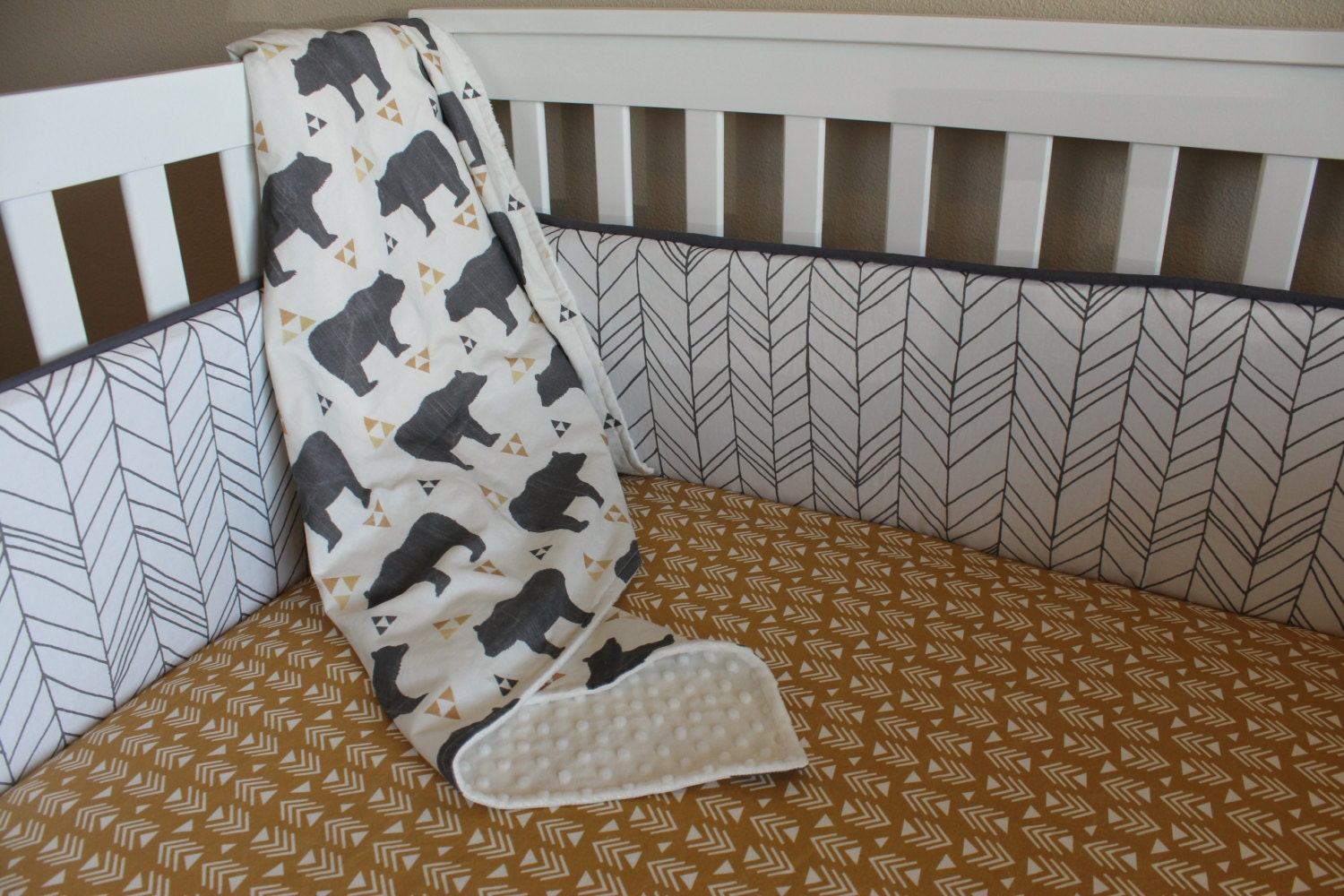 Custom Crib Bedding Set Little Adventurer
