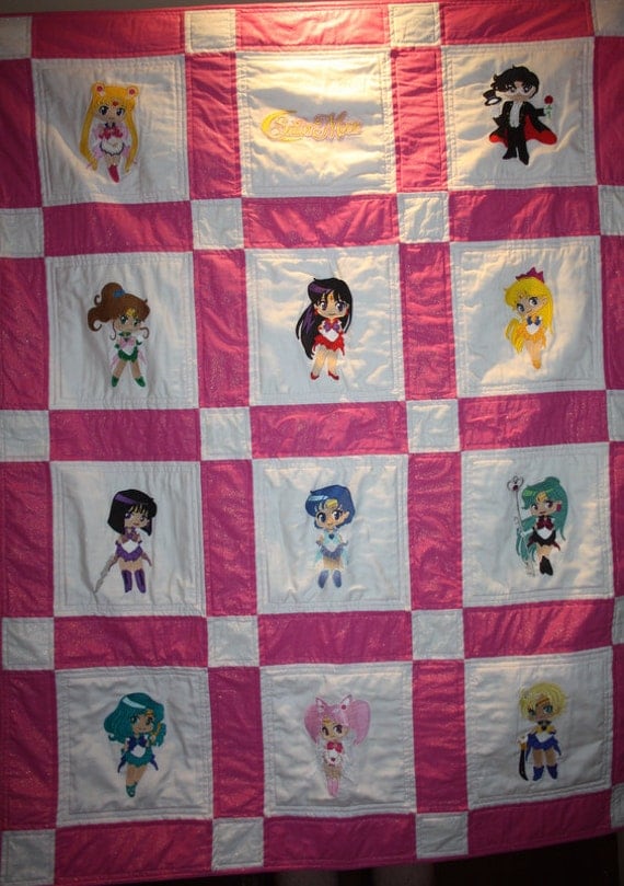 Sailor Moon Lap Quilt