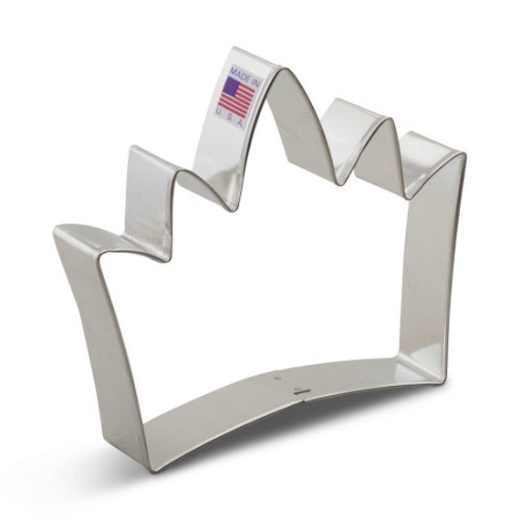 Crown Cookie Cutter 4.75 King's crown cookie cutter