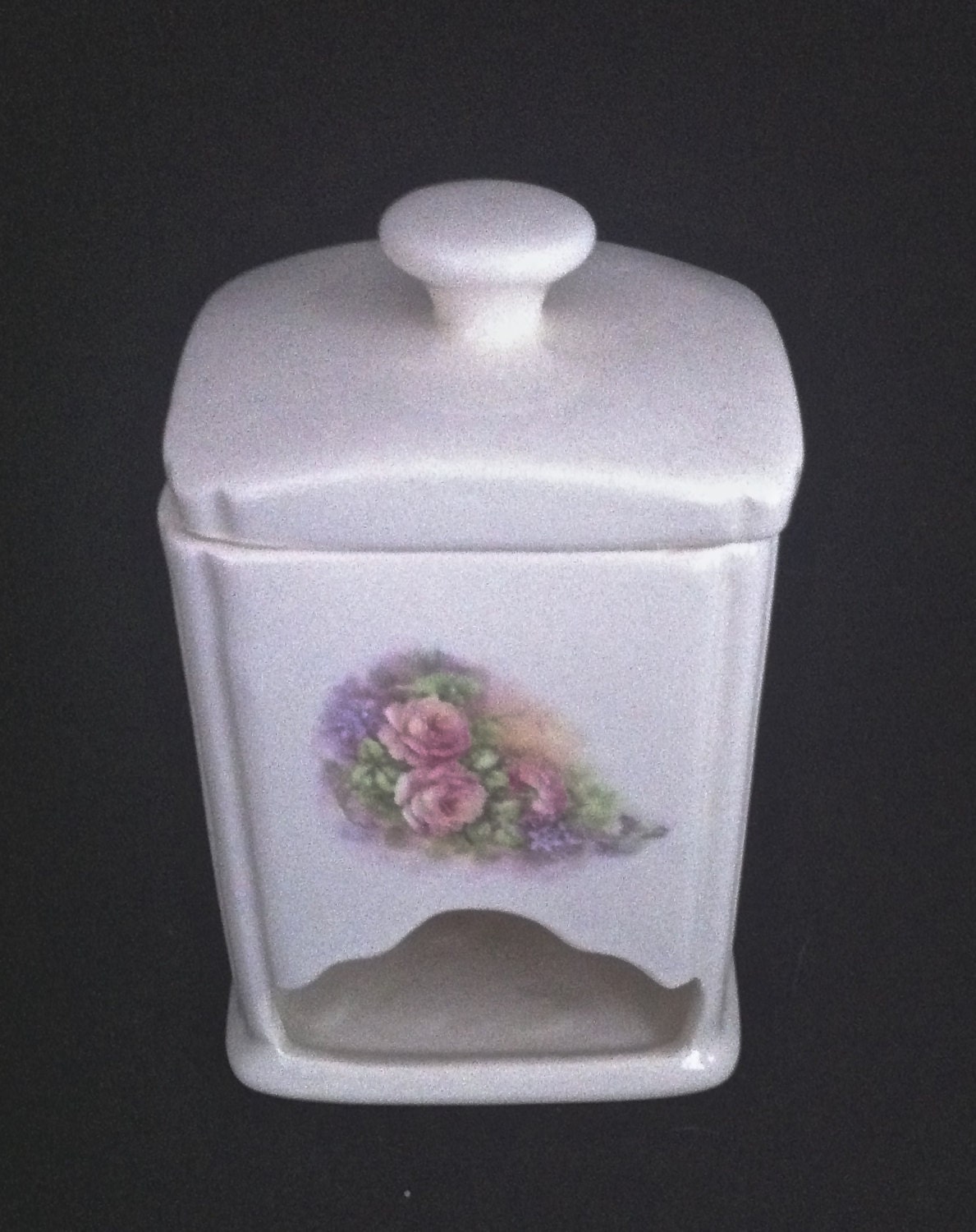 White Porcelain Tea bag Holder/Dispenser Tea Related Items