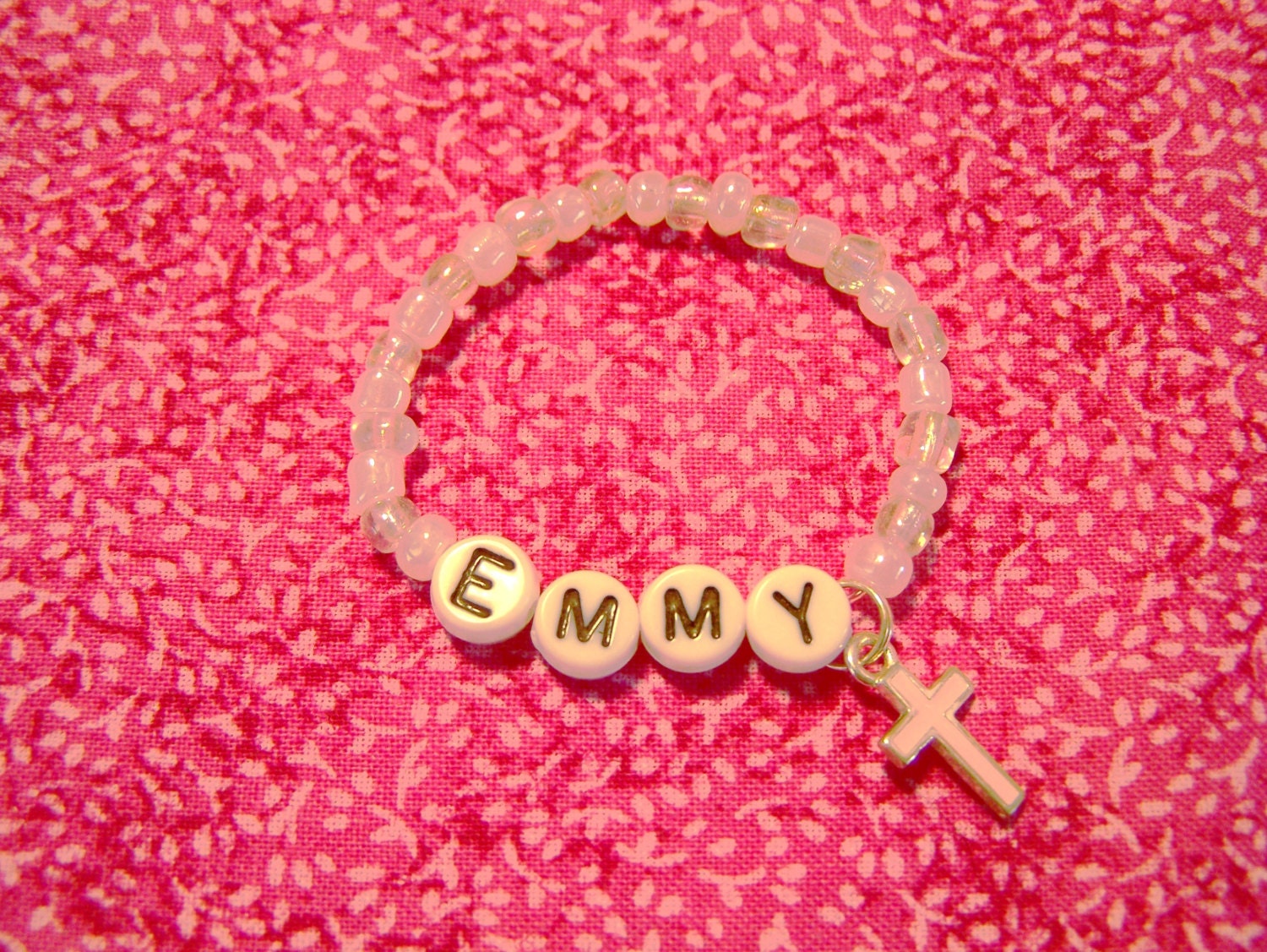 Newborn Hospital ID bracelet charm bracelet by KnottyNanaDesigns