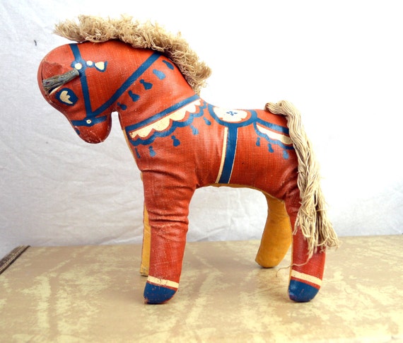 large stuffed pony