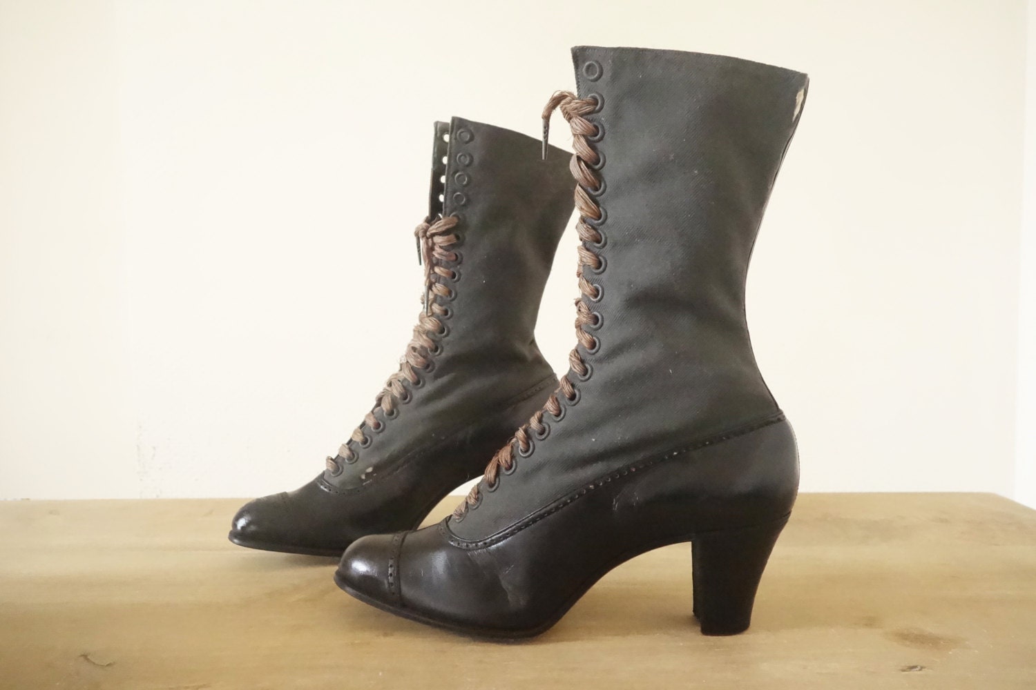 bottines lacets style 1900