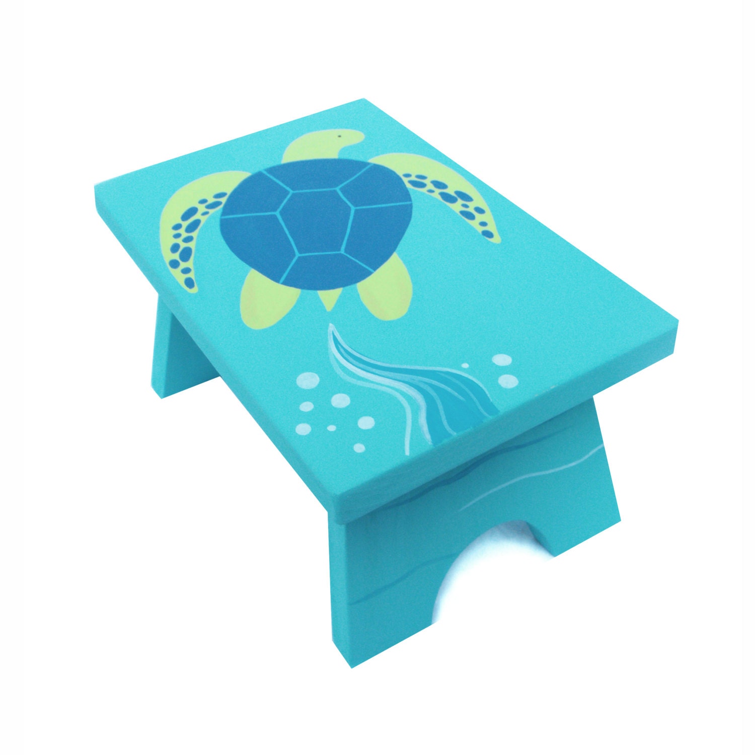 Small Step Stool Custom Hand Painted Children's Bench