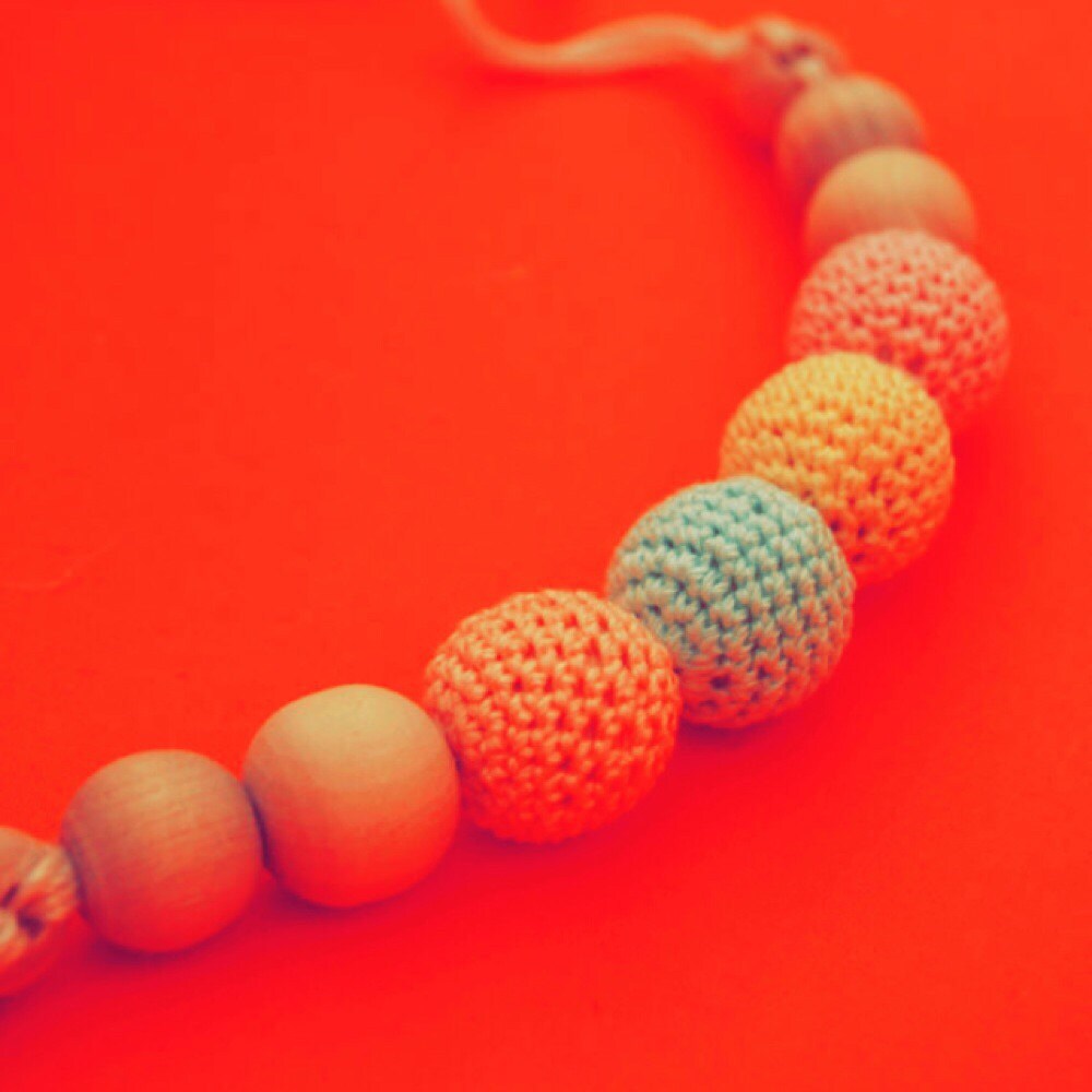 EcoFriendly Baby Teething Pacifier Clip with by ElementBoutique