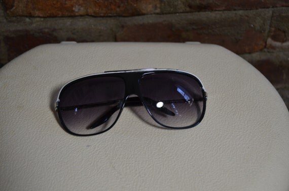 Retro 1980s Black Sunglasses Mens by InPerpetuityVintage on Etsy
