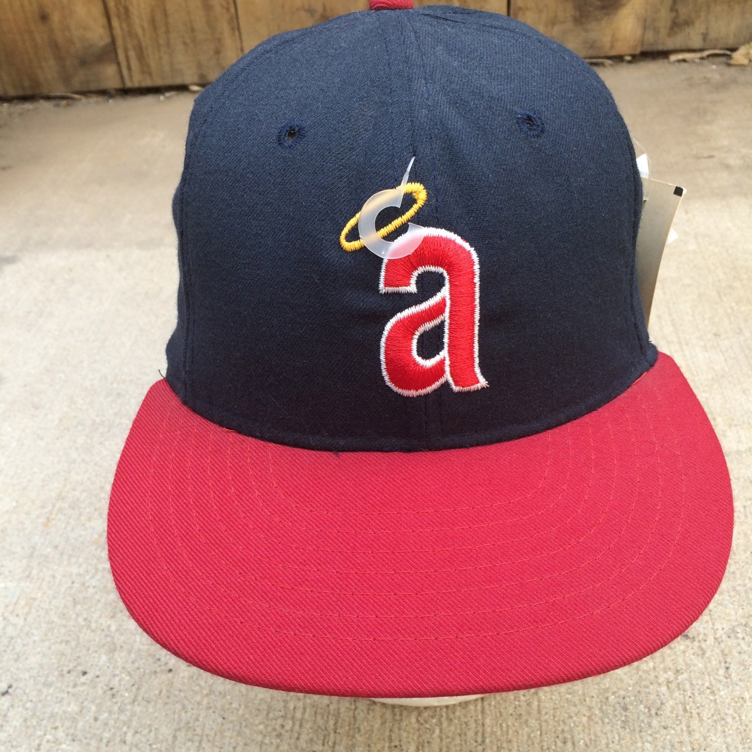 70s California Angels Fitted MLB Baseball Cap 90s Vintage