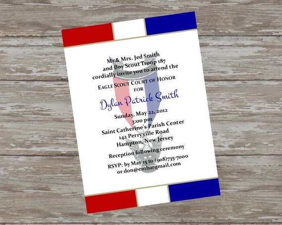 Invitations Letter For Court Of Honor 8