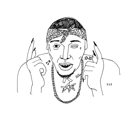 Fetty Wap Easy Coloring Pages