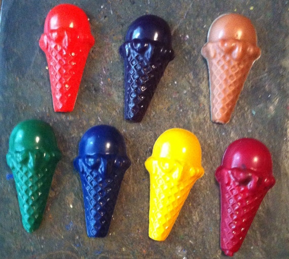 Ice cream crayons