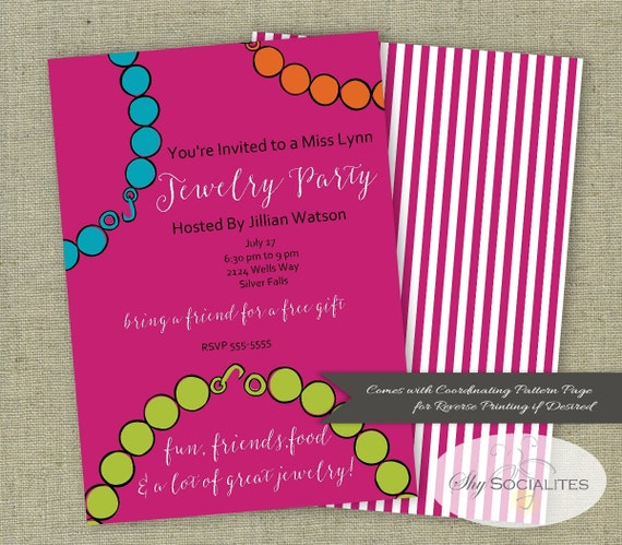 Jewelry Party Invitation 9