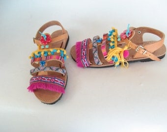 Boho Sandals/Greek Sandals/Retail-Wholesale by EATHINI on Etsy