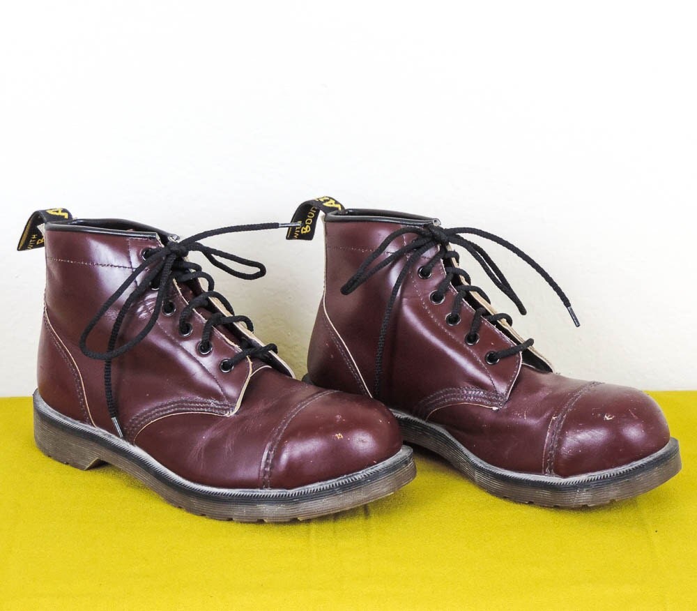 burgundy doc martens low top