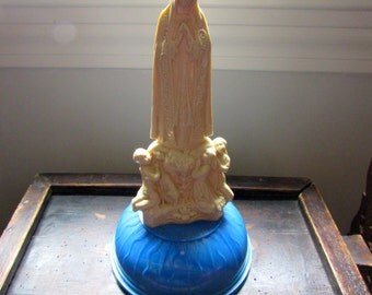 plastic madonna statue