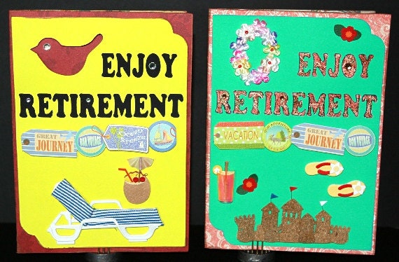 Download Enjoy Retirement Card SVG Cutting File Kit