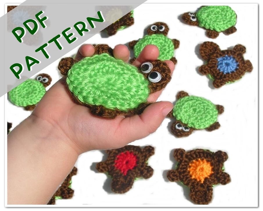 PATTERN Turtle Memory Game PDF Crochet Toy Instant Download