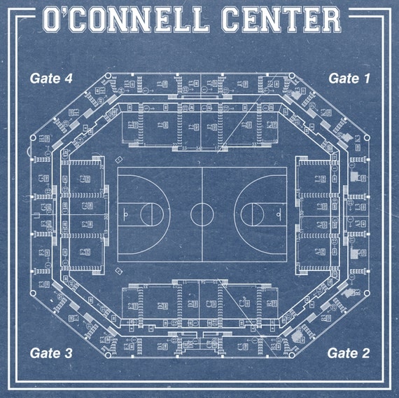 print-of-o-connell-center-o-dome-vintage-blueprint-by-clavininc