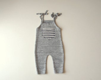 6-9 months Light Grey Romper,Photography Prop Overalls,6-9 months Boy Outfits,Toddler Photography Props,Sitters Overalls,Sitters Props