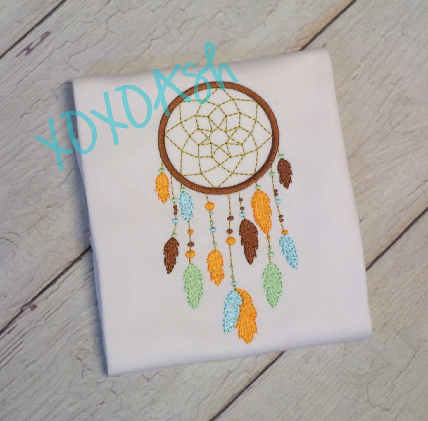 Girls Dream Catcher Shirt Embroidered shirt or bodysuit by XOXOAsh