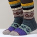 Hand knit wool socks, size - small to medium US W 7.5, EU 38