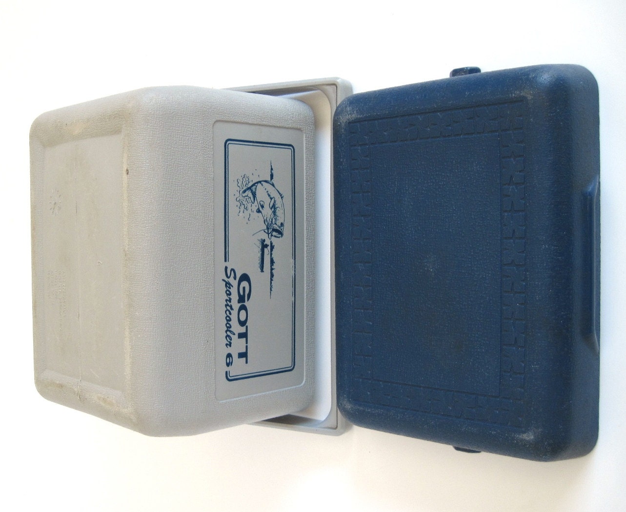 Gott Sport Cooler 6 Lunch Tote Six Pack Cooler Blue Gray