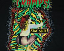Sweat-shirt Unisexe The Cramps - Psychobilly, Concert Flyer, Tailles XS à 7XL