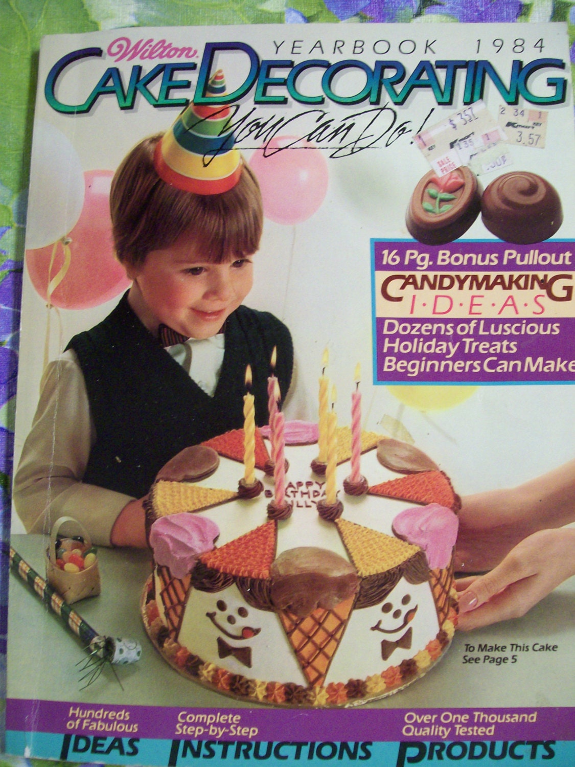 Wilton Cake Decorating Magazines Vintage 1984 1985 Lot of 2