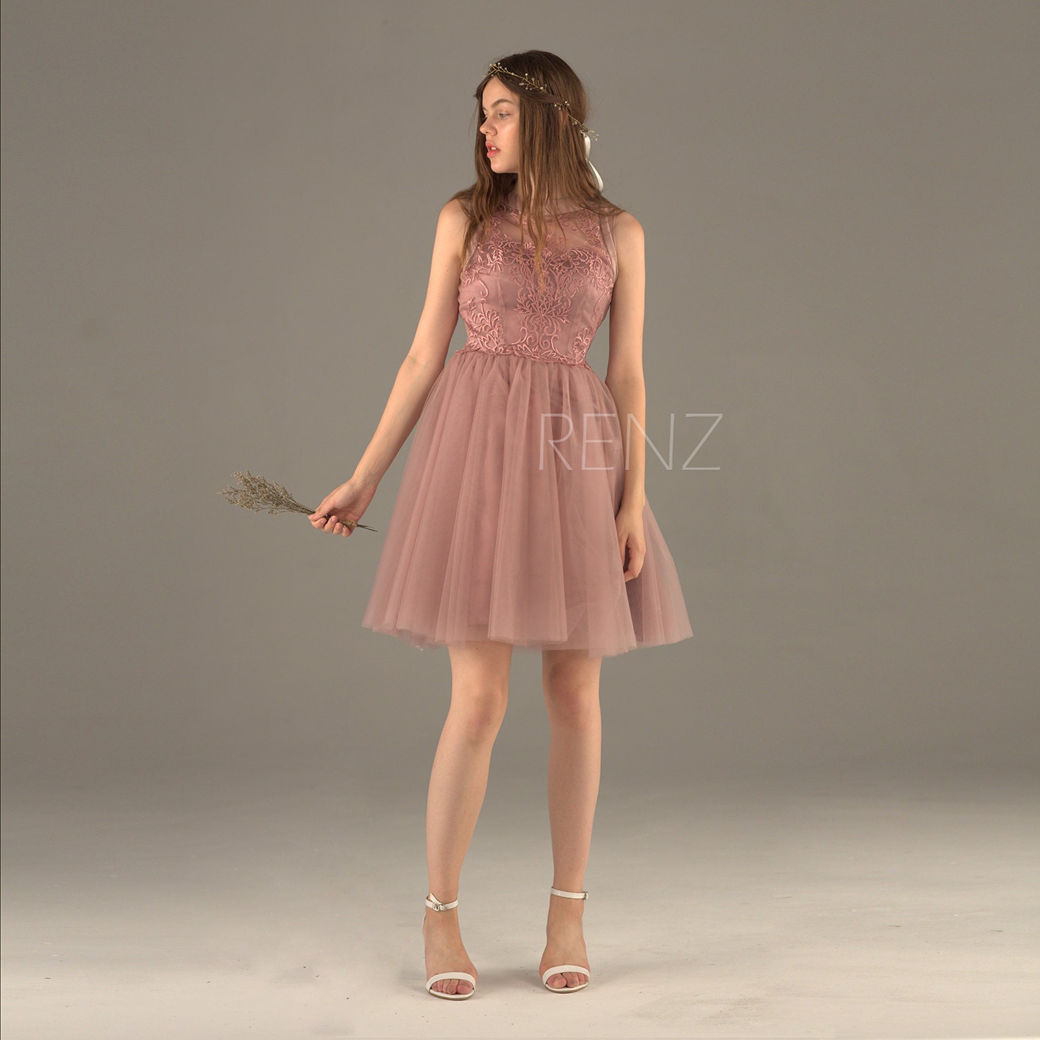 Wear rose colored short dresses for sale