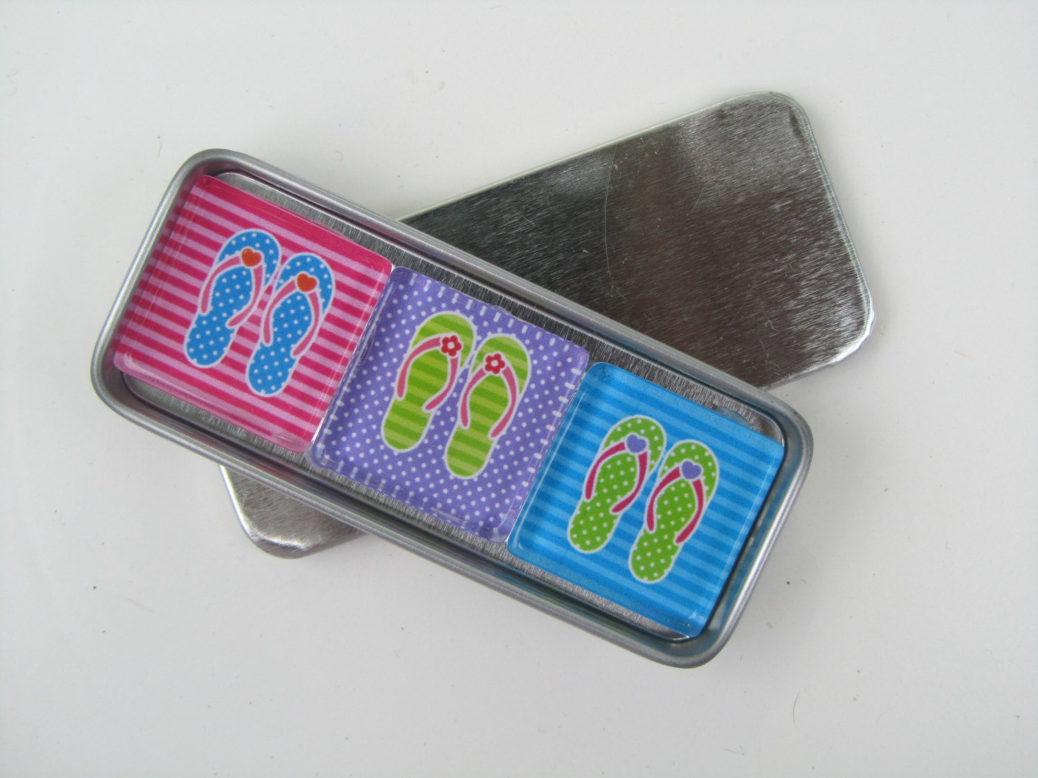 Colorful Flip Flop Summer by UpNorthKnitsAndGifts