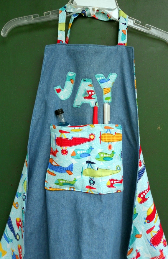 Flight attendant apron unisex full apron by Stitchedbygigi on Etsy