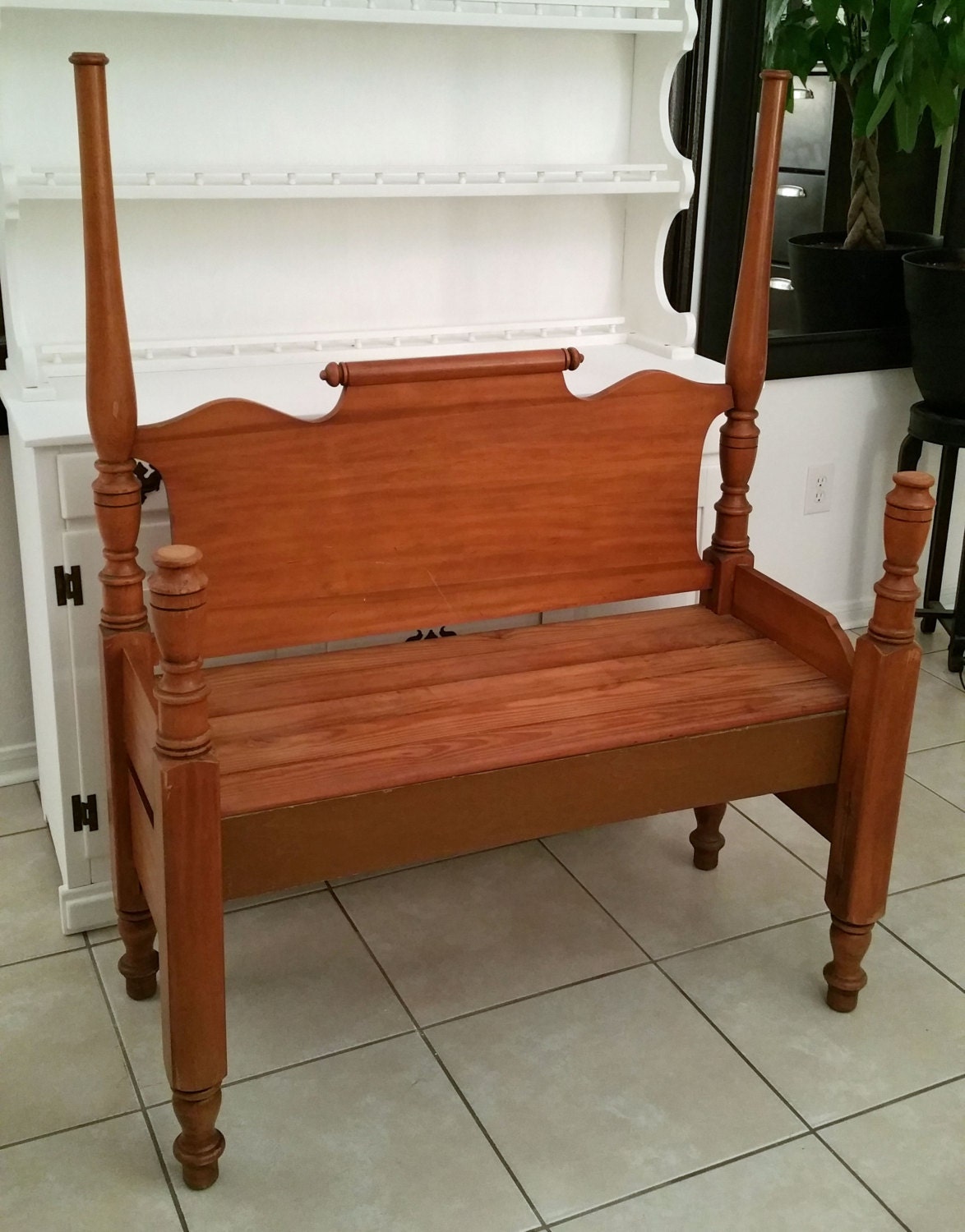 Bench Made From Headboard For Sale antique headboard bench – Haute Juice