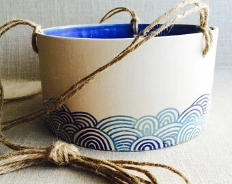 Handmade ceramic planter