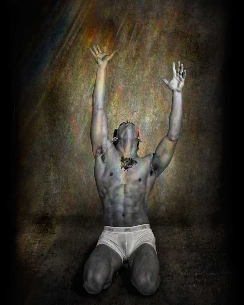 Interrogation Gay Art Male Art Photo Print by Michael 