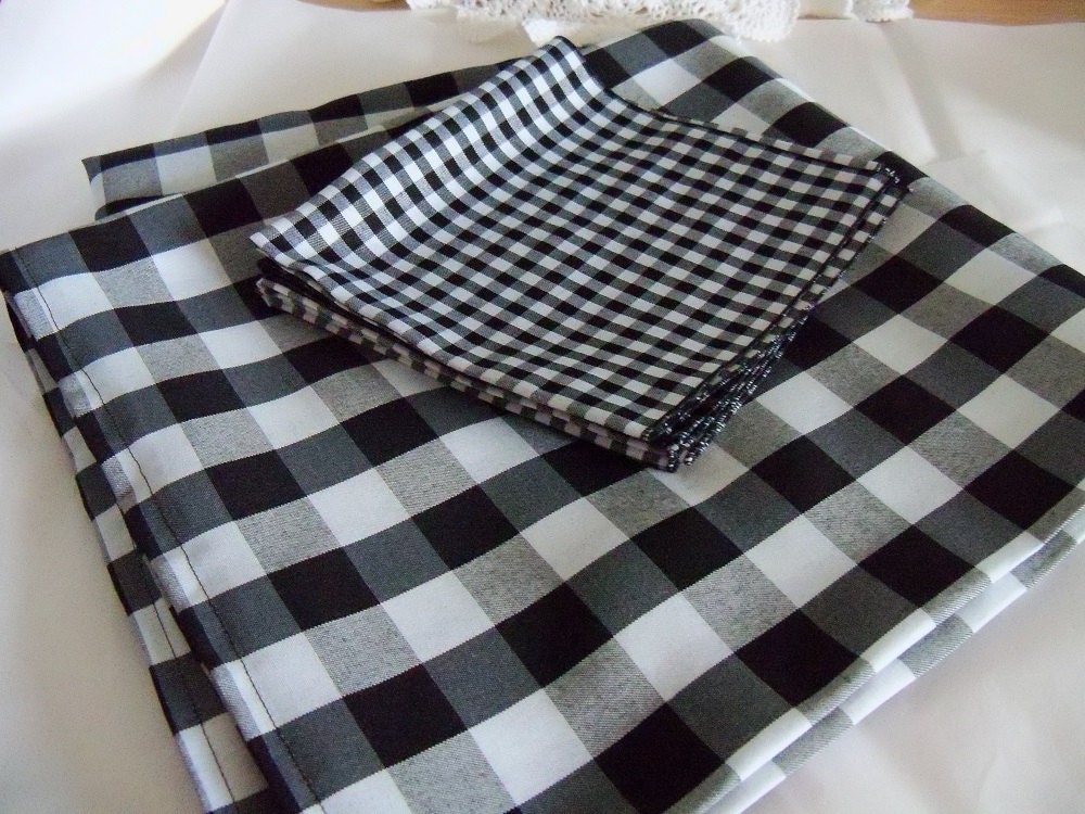 new tablecloth set black and white checkered polyester new tablecloth set black and white checkered polyester