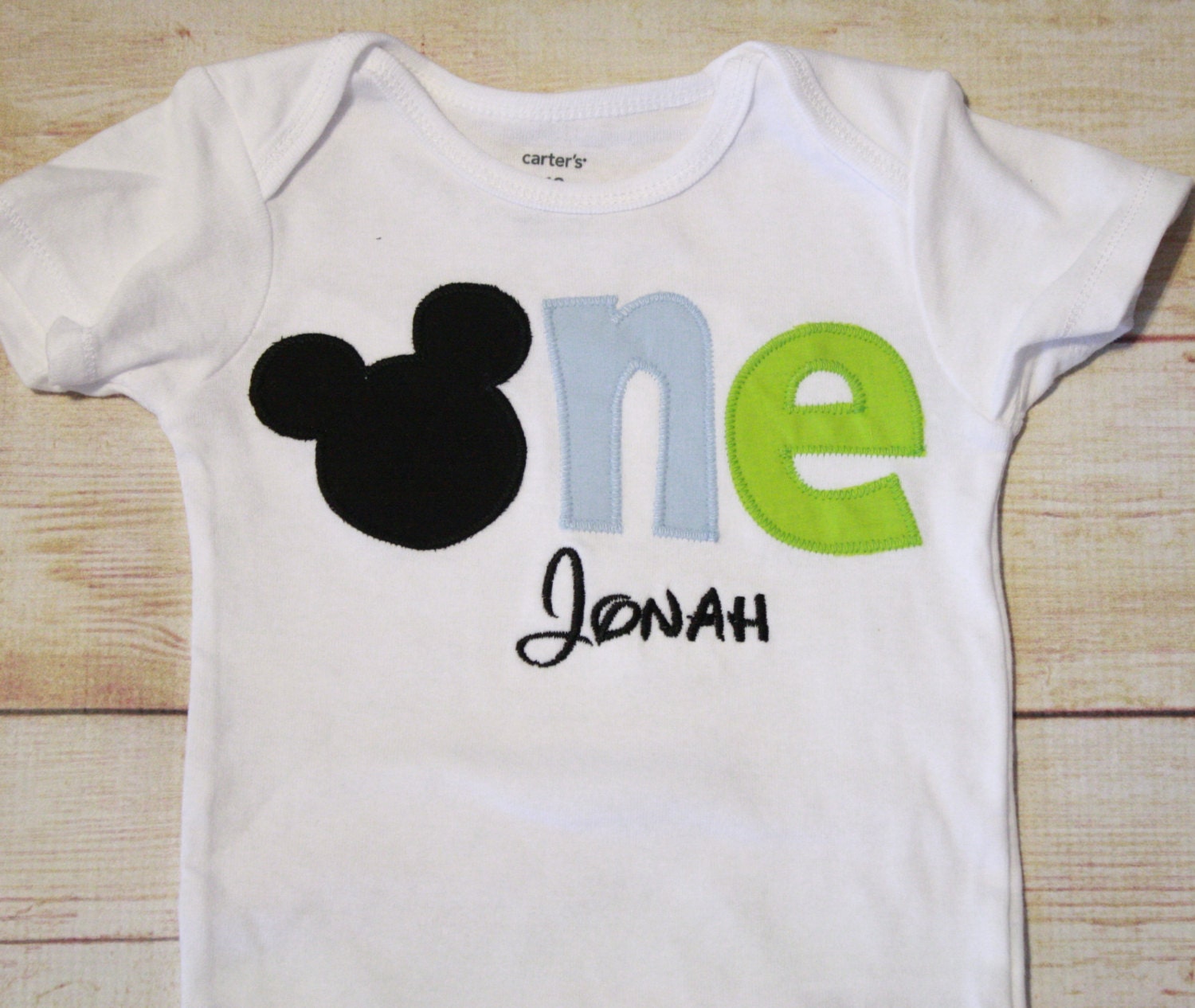 Baby Mickey Mouse Birthday Shirt / Mickey Mouse 1st Birthday