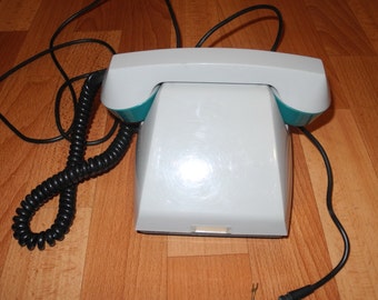 Antique phone, Phone, Telephone, Retro telephone, Rotary phone, Blue telephone, Rotary telephone, Antique telephone, Working rotary phone