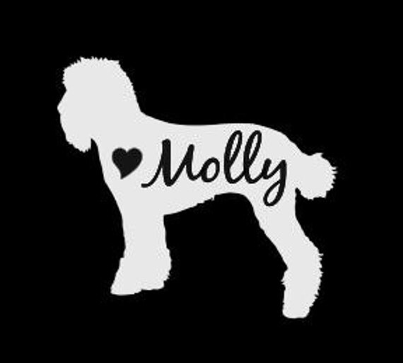 Poodle decal Personalized Poodle Decal Car Decal by SAWTHESIGN