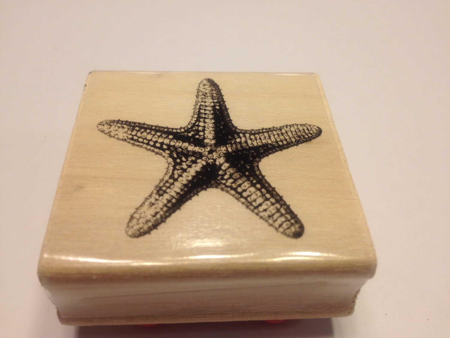 large Starfish rubber stamp 50 mm SB2 by petrascrafts64 on Etsy