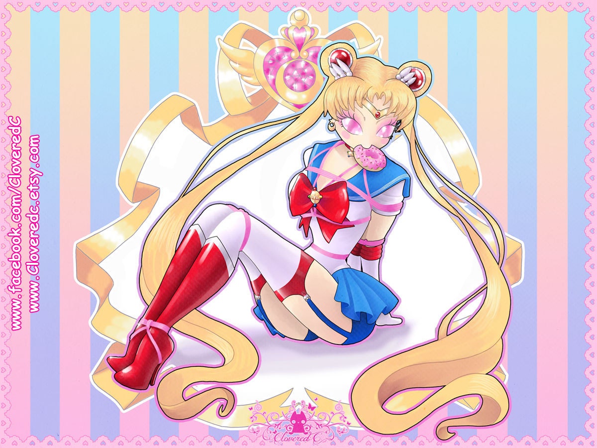 Sailor Moon print hand signed