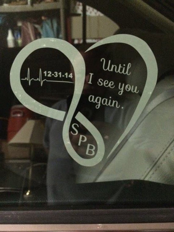 Personalized Memorial Car Decal by PBCreativeDesigns on Etsy