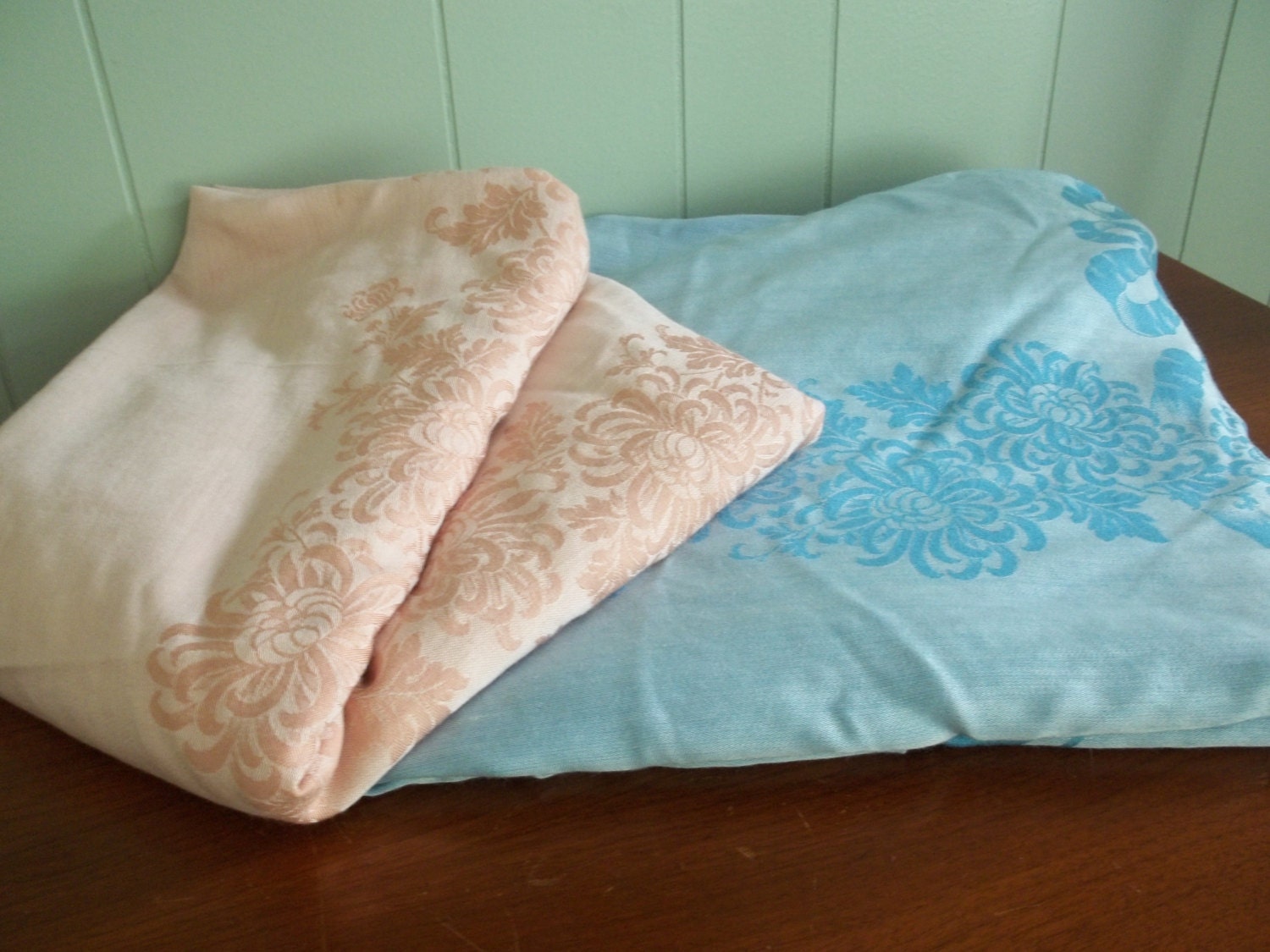 Extra large tablecloths set of 2 oval or oblong 72