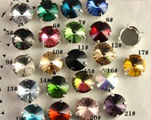 Unique rivoli setting related items | Etsy