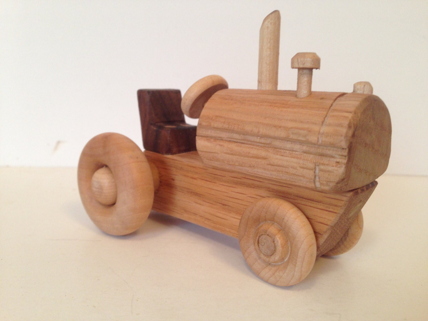 tractor wooden toy