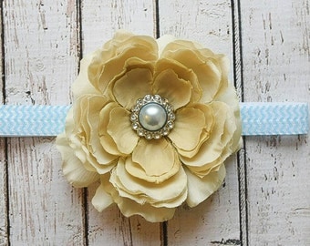 Red Peony headband lace headband newborn headband by TreenaBean