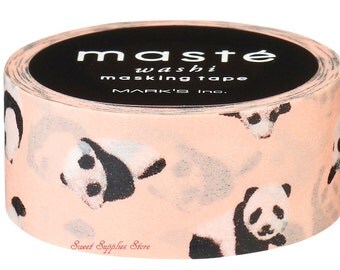 Baby Panda Washi Tape Masking Tape Deco Tape (MST-MKT58-A) Price depends on order volume.Buy other items together for BETTER price.